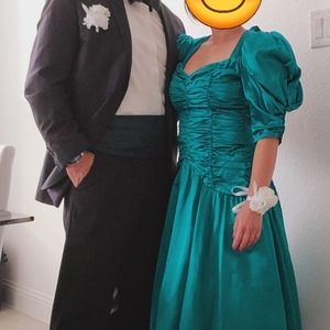 Vintage 80's Gunne sax taffeta dress